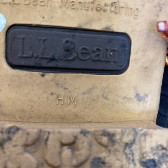 L.L. Bean Duck Boots Lace Up Leather Top Made in Maine Men’s HM - Picture 7 of 9